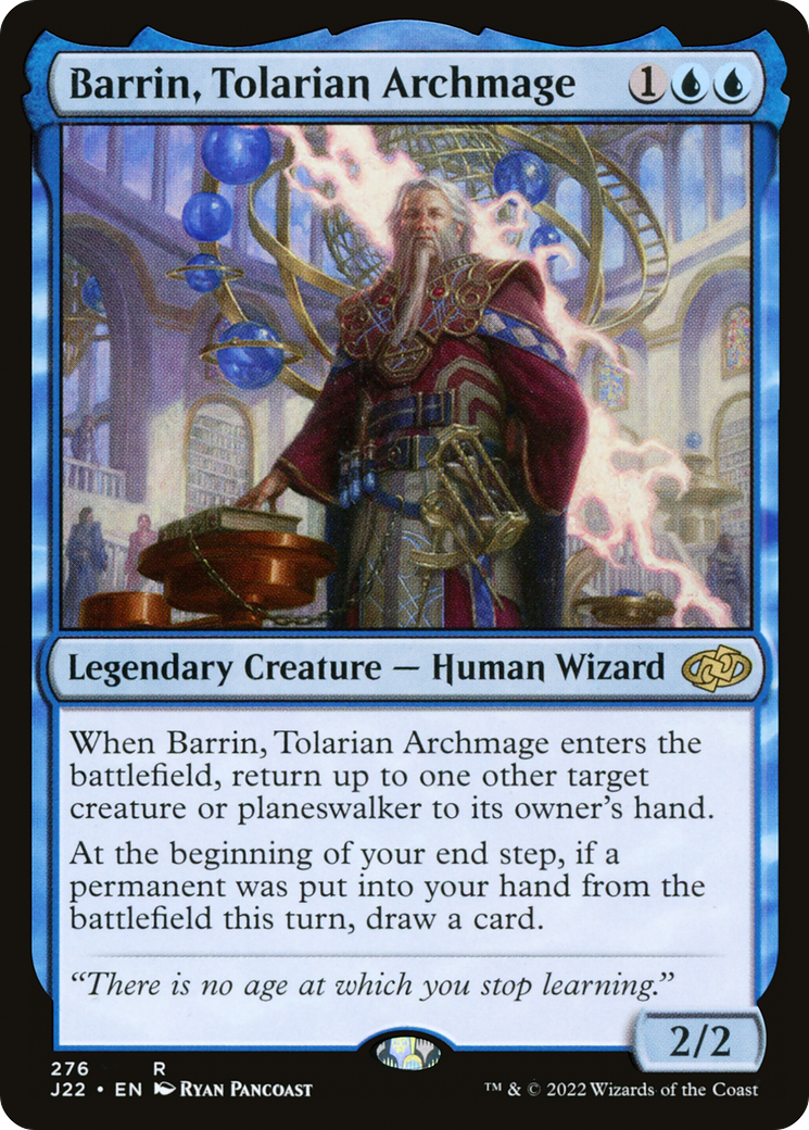 Barrin, Tolarian Archmage (J22-276) [Jumpstart 2022] MTG Single Wizards of the Coast