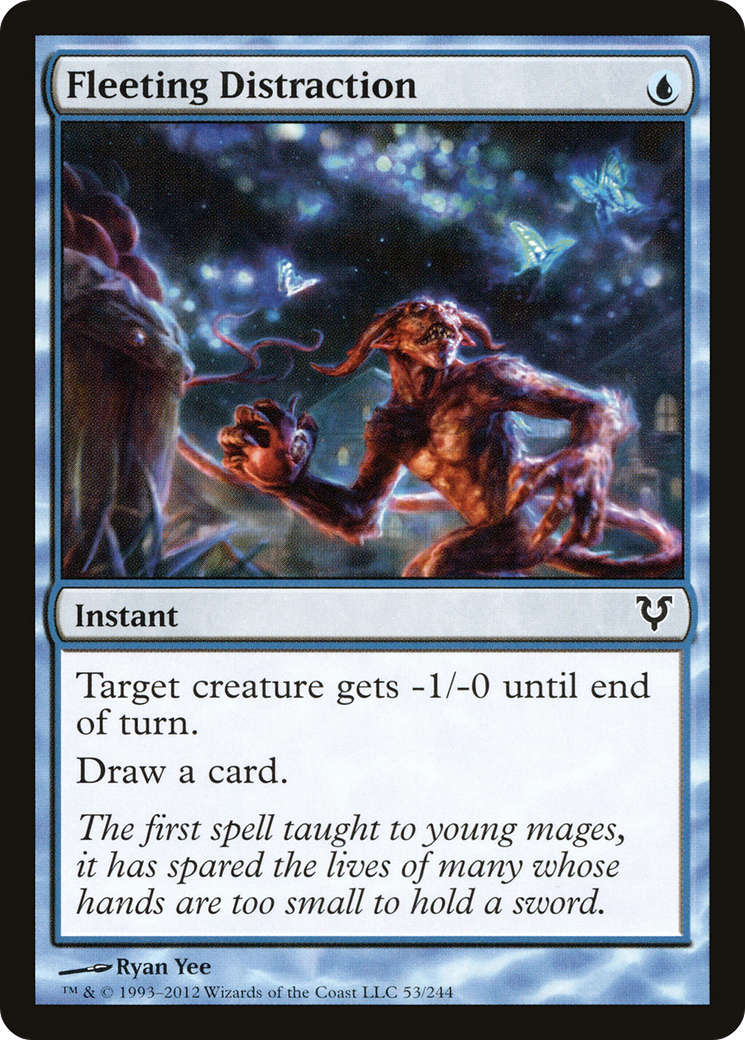 Fleeting Distraction (AVR-053) [Avacyn Restored] MTG Single Wizards of the Coast