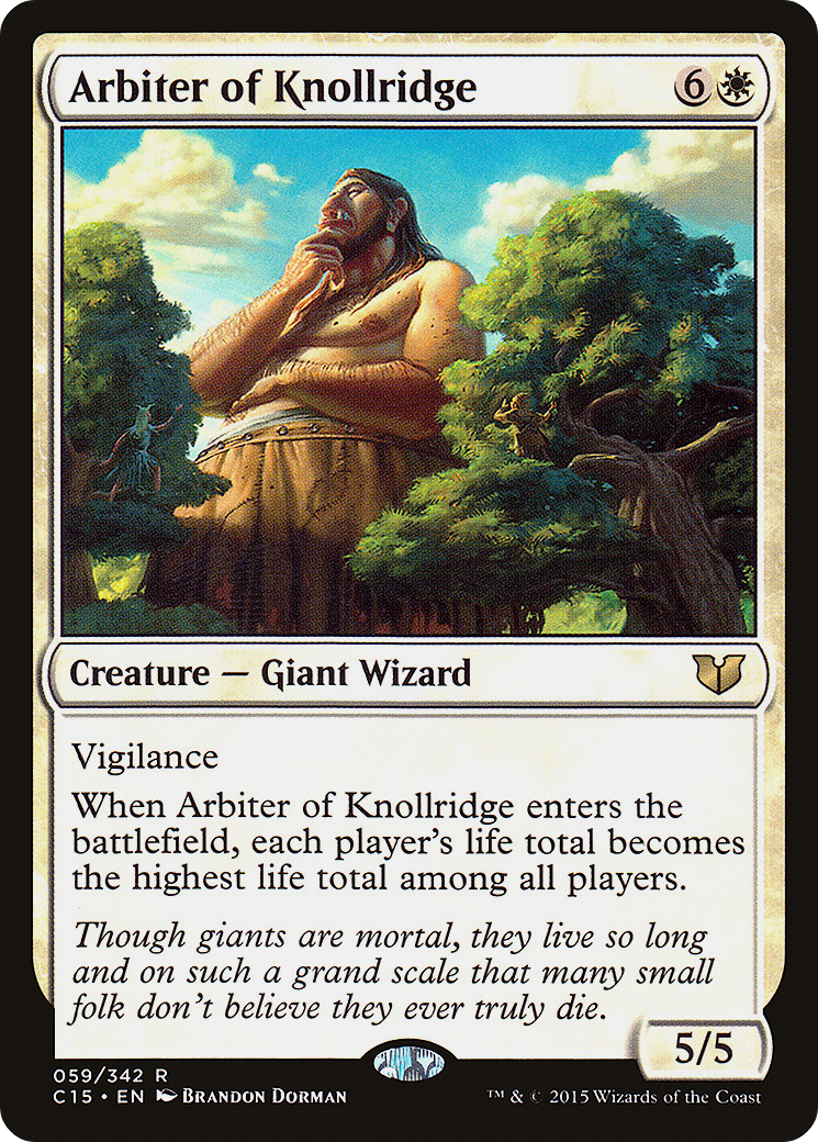 Arbiter of Knollridge (C15-059) [Commander 2015] MTG Single Wizards of the Coast