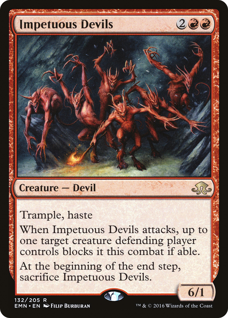 Impetuous Devils (EMN-132) [Eldritch Moon] Foil MTG Single Wizards of the Coast