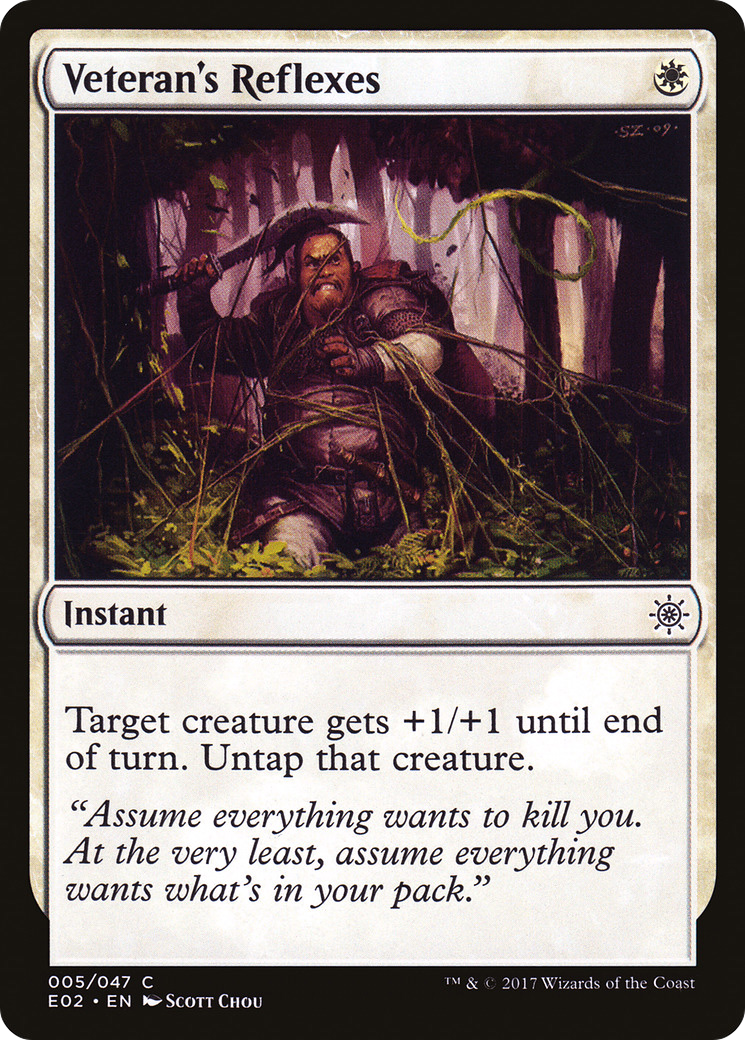 Veteran's Reflexes (E02-005) [Misc] Explorers of Ixalan MTG Single Wizards of the Coast