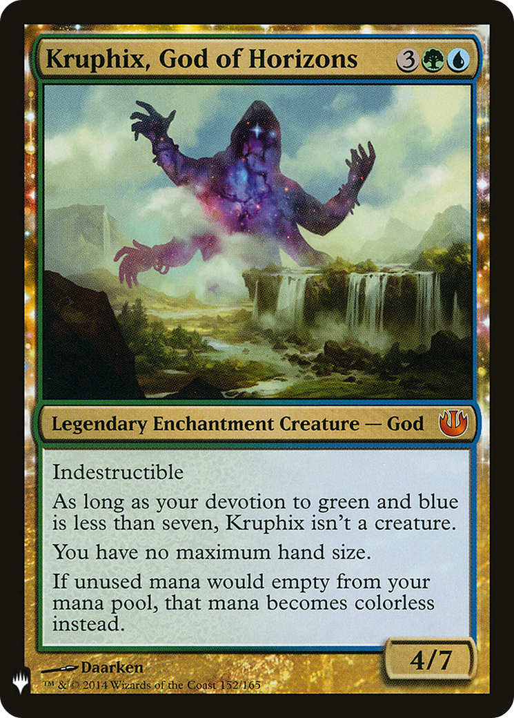Kruphix, God of Horizons (LIST-JOU-152) [Mystery Booster] The List MTG Single Wizards of the Coast
