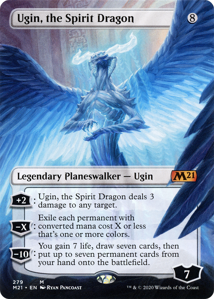 Ugin, the Spirit Dragon (M21-279) [Core Set 2021] (Borderless) MTG Single Wizards of the Coast