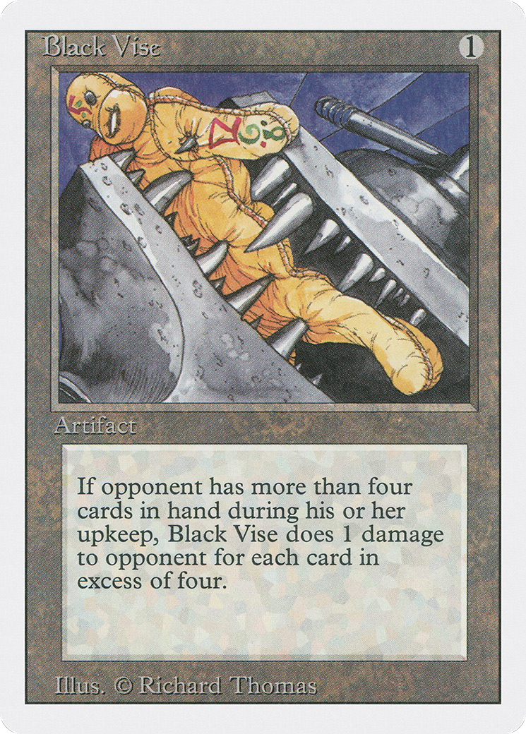 Black Vise (3ED-236) [Revised Edition] MTG Single Wizards of the Coast