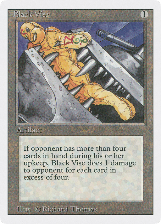 Black Vise (3ED-236) [Revised Edition] MTG Single Wizards of the Coast