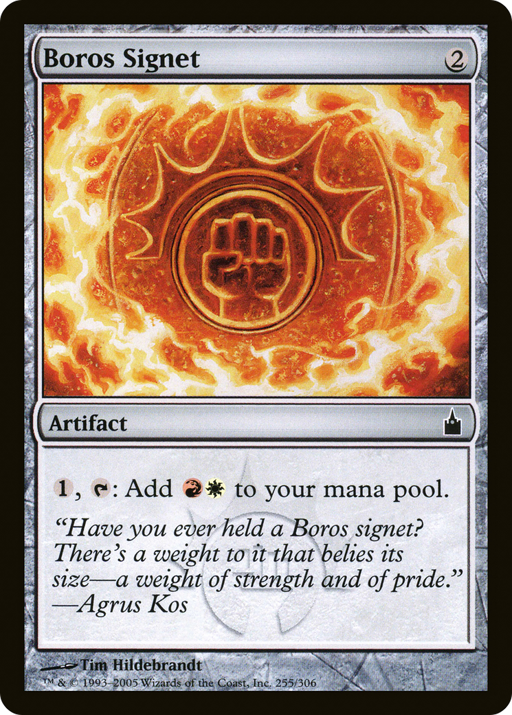 Boros Signet (RAV-255) [Ravnica: City of Guilds] MTG Single Wizards of the Coast