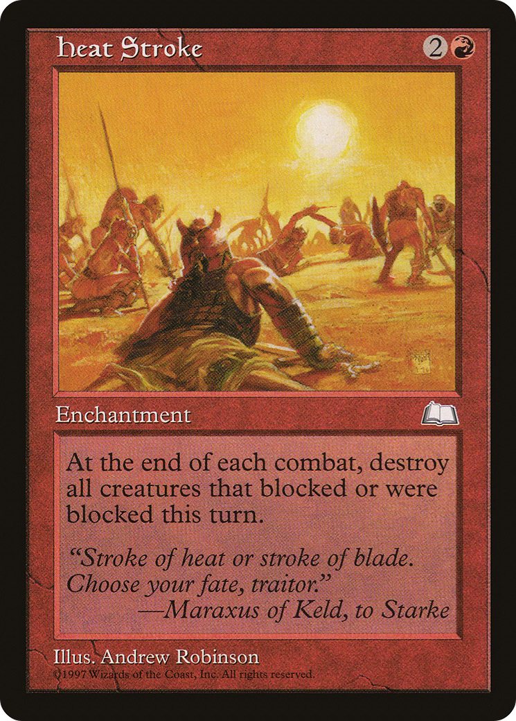 Heat Stroke (WTH-) [Weatherlight] MTG Single Wizards of the Coast
