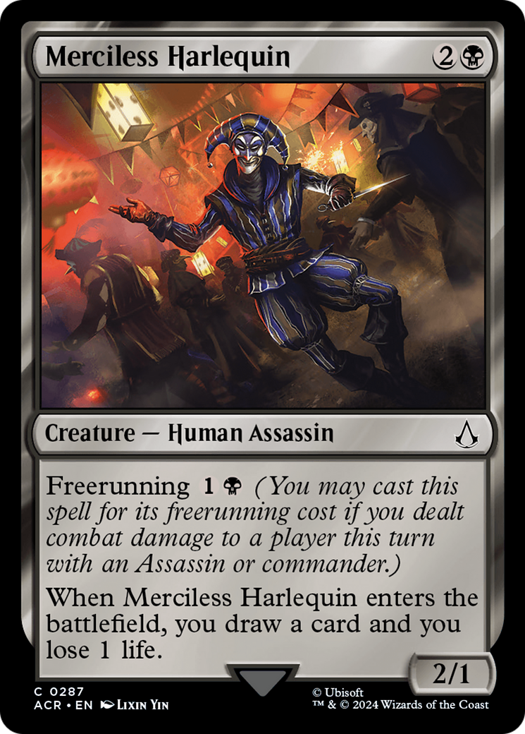Merciless Harlequin (ACR-287) [Assassin's Creed] MTG Single Wizards of the Coast