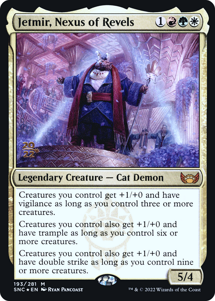 Jetmir, Nexus of Revels (PRE-193S) [Streets of New Capenna Promos] Foil MTG Single Wizards of the Coast