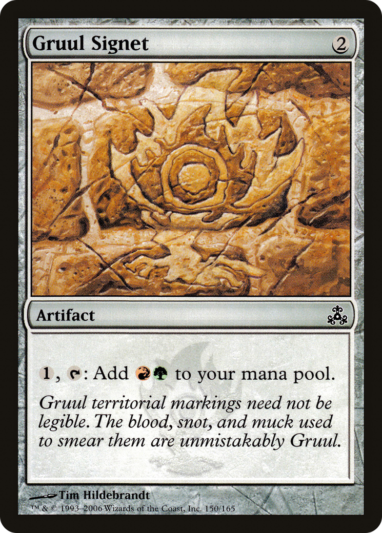 Gruul Signet (GPT-150) [Guildpact] MTG Single Wizards of the Coast