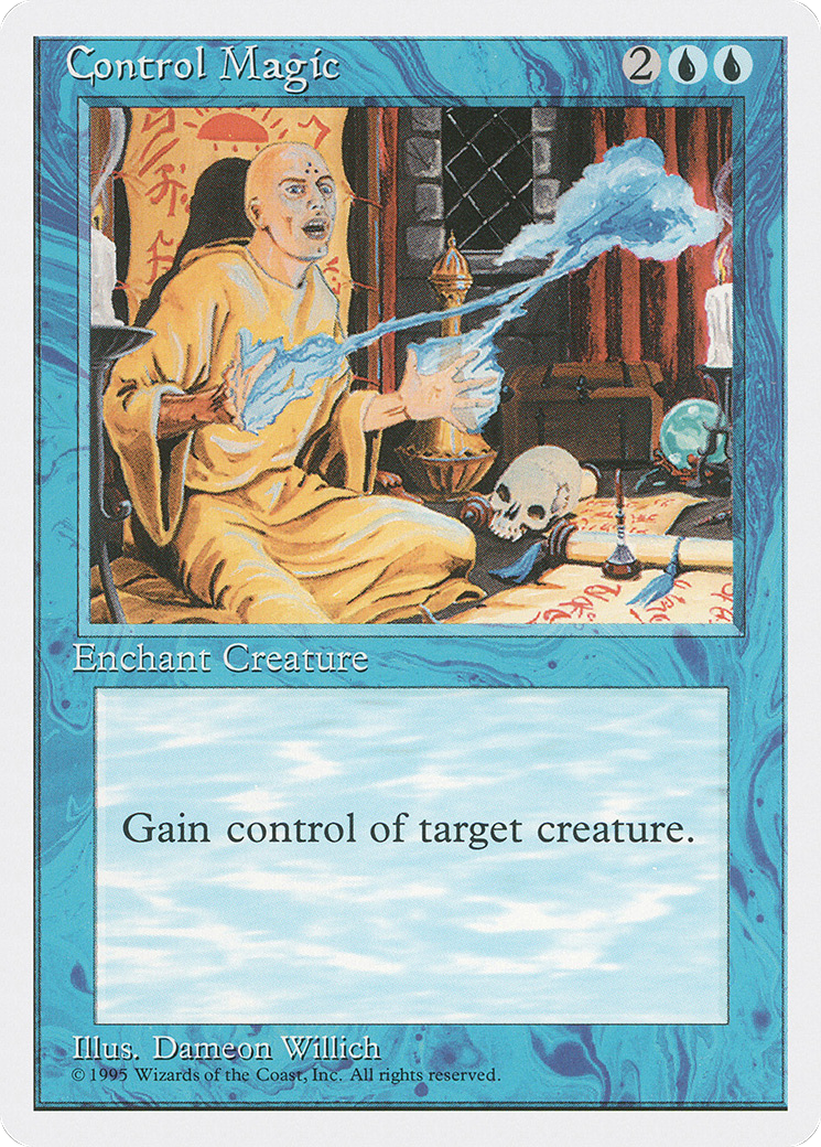 Control Magic (4ED-064) [Fourth Edition] MTG Single Wizards of the Coast