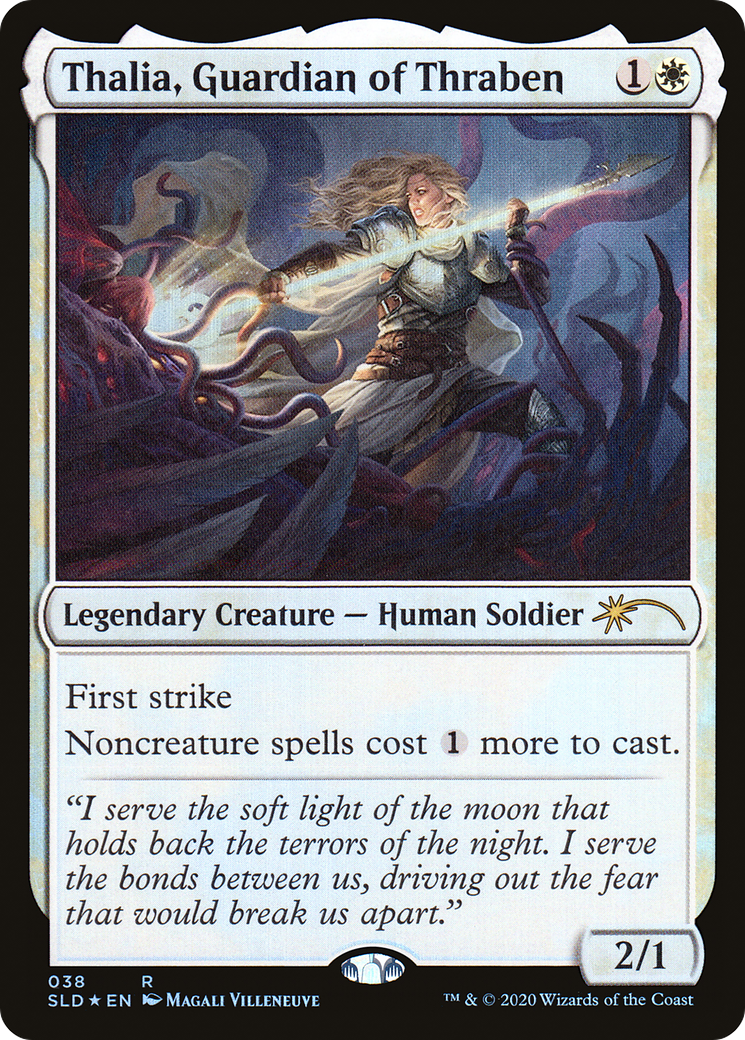 Thalia, Guardian of Thraben (SLD-038) [Secret Lair] Drop Foil MTG Single Wizards of the Coast