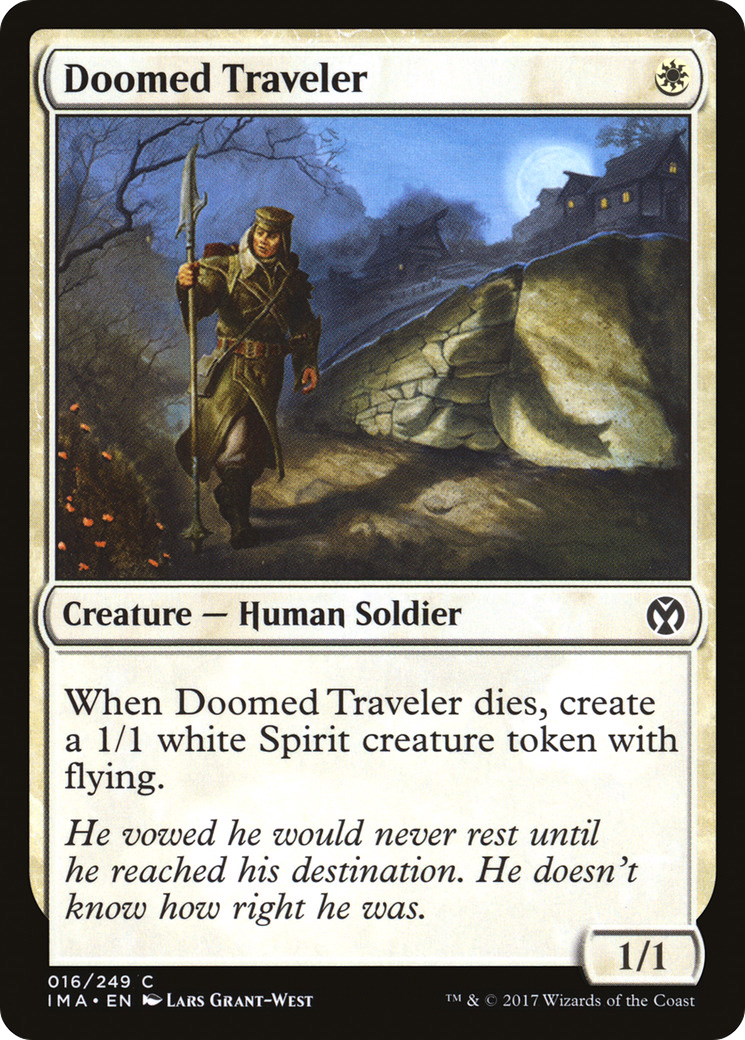 Doomed Traveler (IMA-016) [Iconic Masters] MTG Single Wizards of the Coast