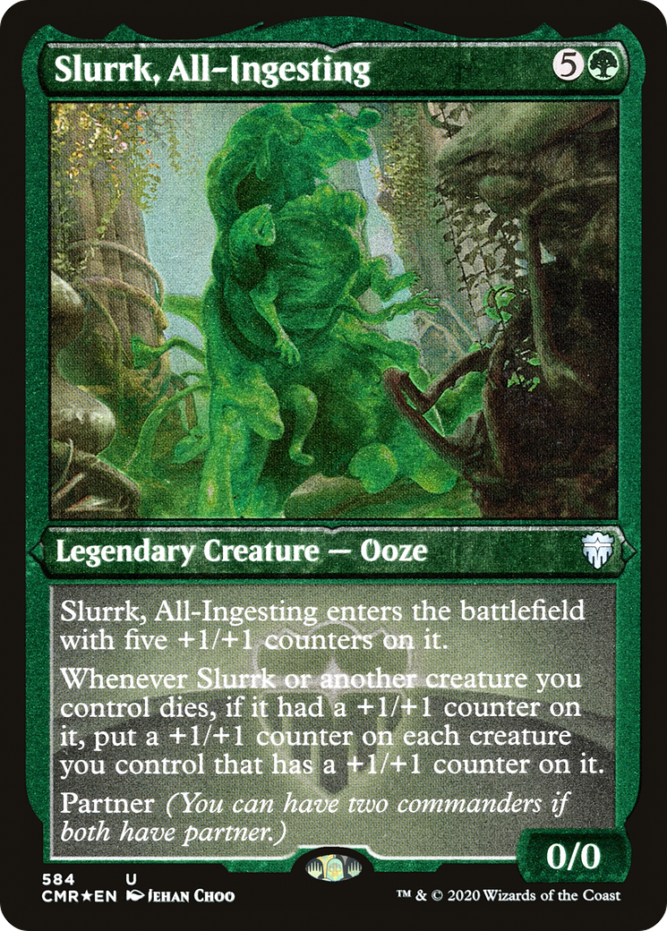 Slurrk, All-Ingesting (Foil Etched) (CMR-584) [Commander Legends] Foil MTG Single Wizards of the Coast