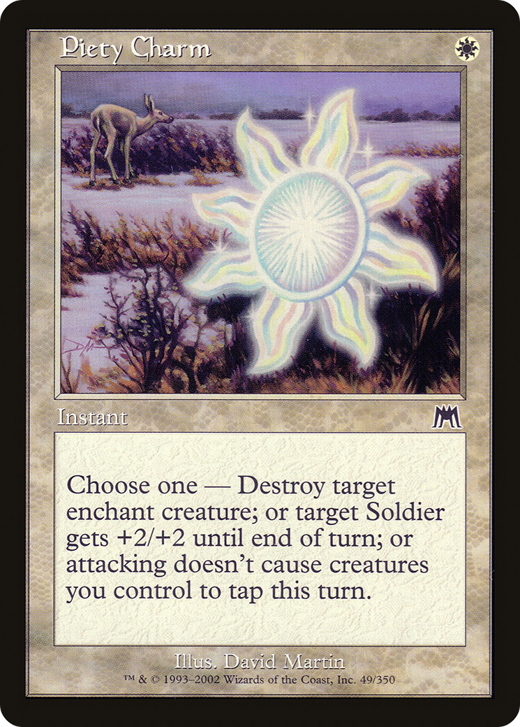 Piety Charm (ONS-049) [Onslaught] Foil MTG Single Wizards of the Coast