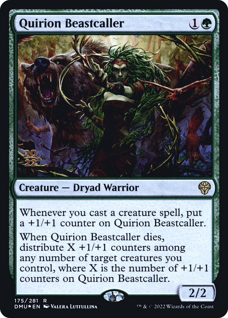 Quirion Beastcaller (PRE-175) [Dominaria United Promos] Foil MTG Single Wizards of the Coast