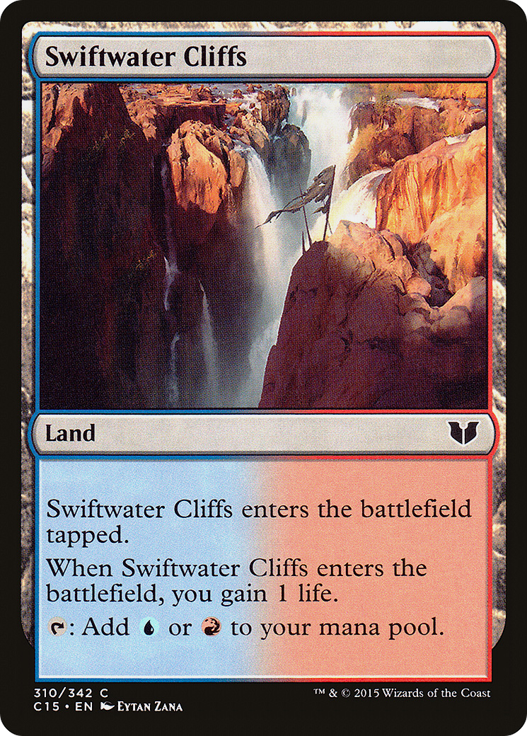 Swiftwater Cliffs (C15-310) [Commander 2015] MTG Single Wizards of the Coast