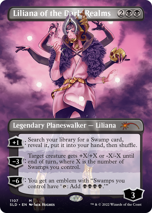 Liliana of the Dark Realms (SLD-1107) [Secret Lair] Drop (Borderless) MTG Single Wizards of the Coast