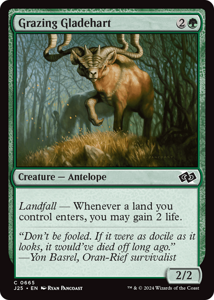Grazing Gladehart (J25-665) [Foundations Jumpstart] MTG Single Wizards of the Coast