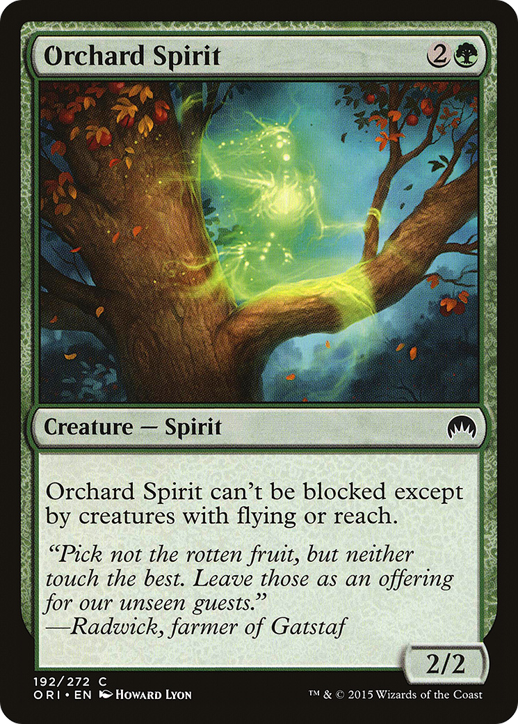 Orchard Spirit (ORI-192) [Magic Origins] MTG Single Wizards of the Coast