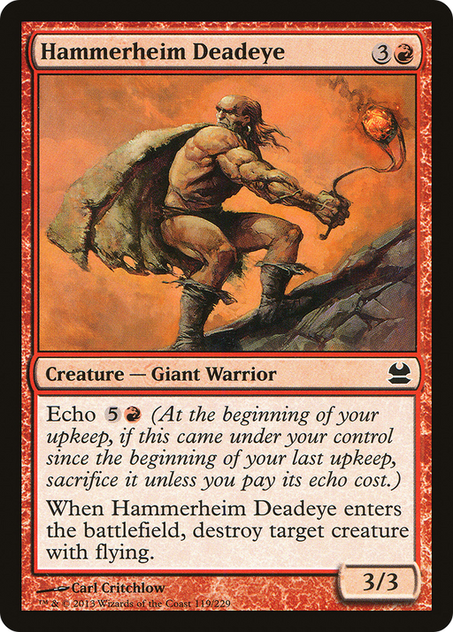 Hammerheim Deadeye (MMA-119) [Modern Masters] Foil MTG Single Modern Masters