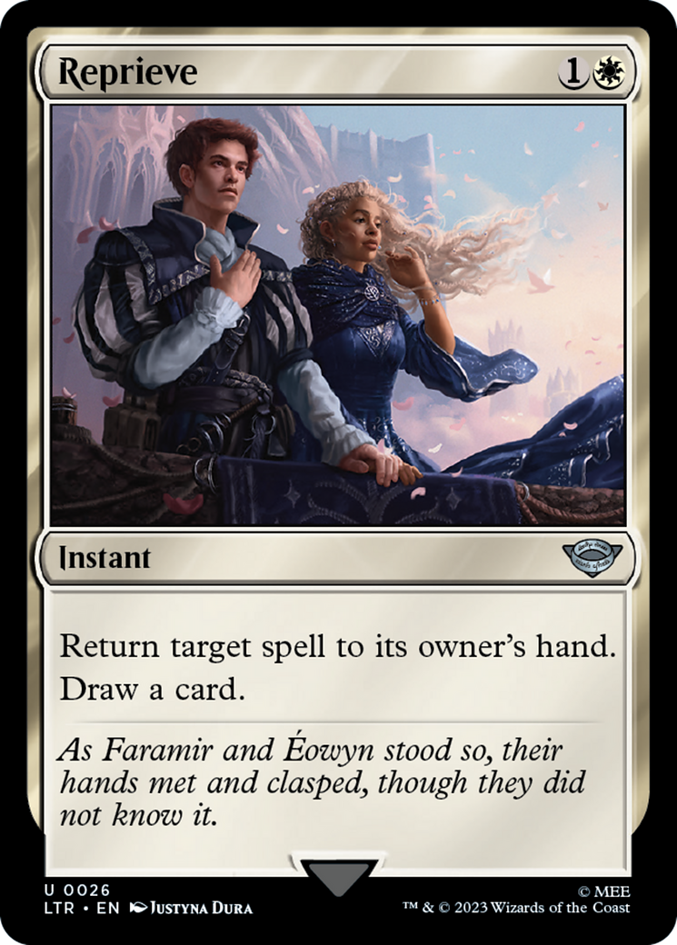 Reprieve (LTR-026) [The Lord of the Rings: Tales of Middle-earth] Foil MTG Single Wizards of the Coast