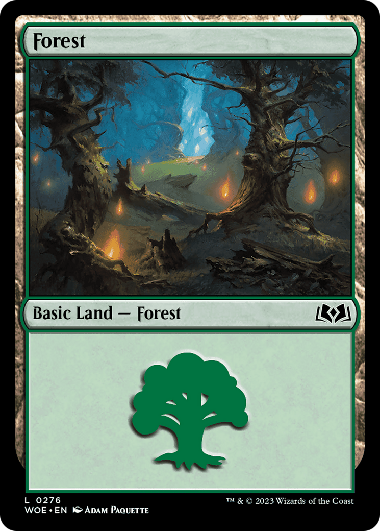 Forest (0276) (WOE-276) [Wilds of Eldraine] MTG Single Wizards of the Coast