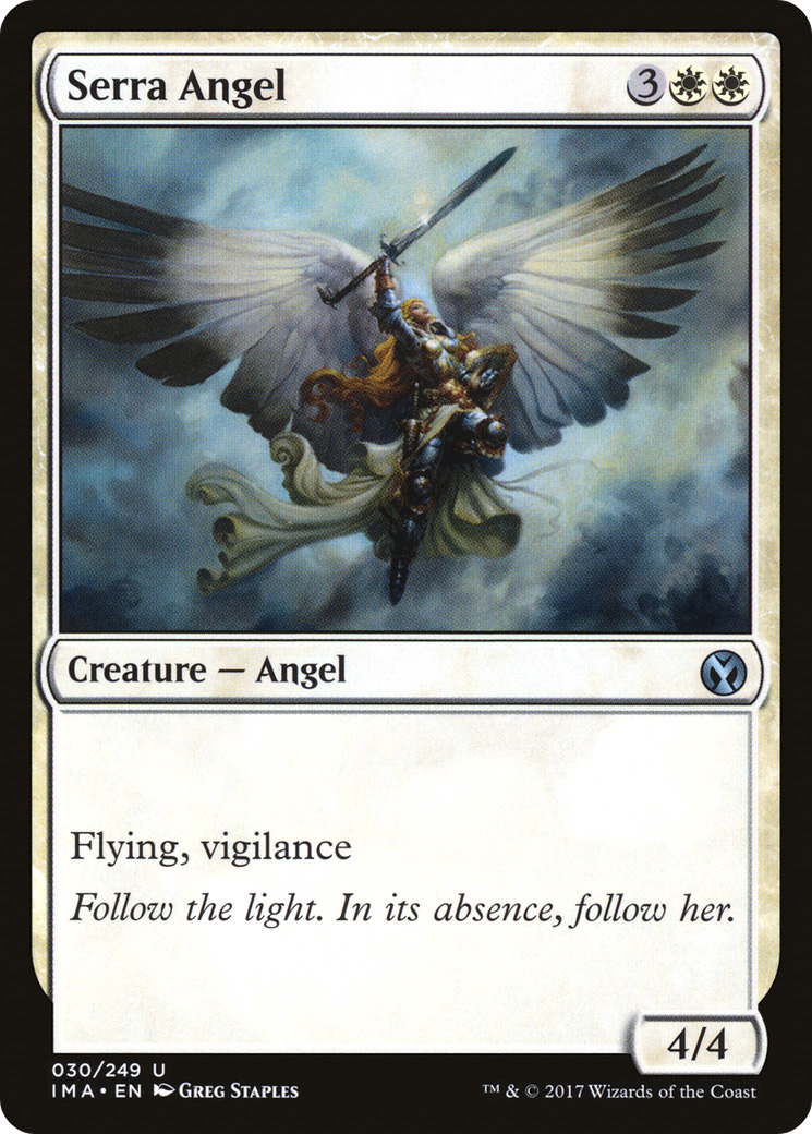 Serra Angel (IMA-030) [Iconic Masters] MTG Single Wizards of the Coast