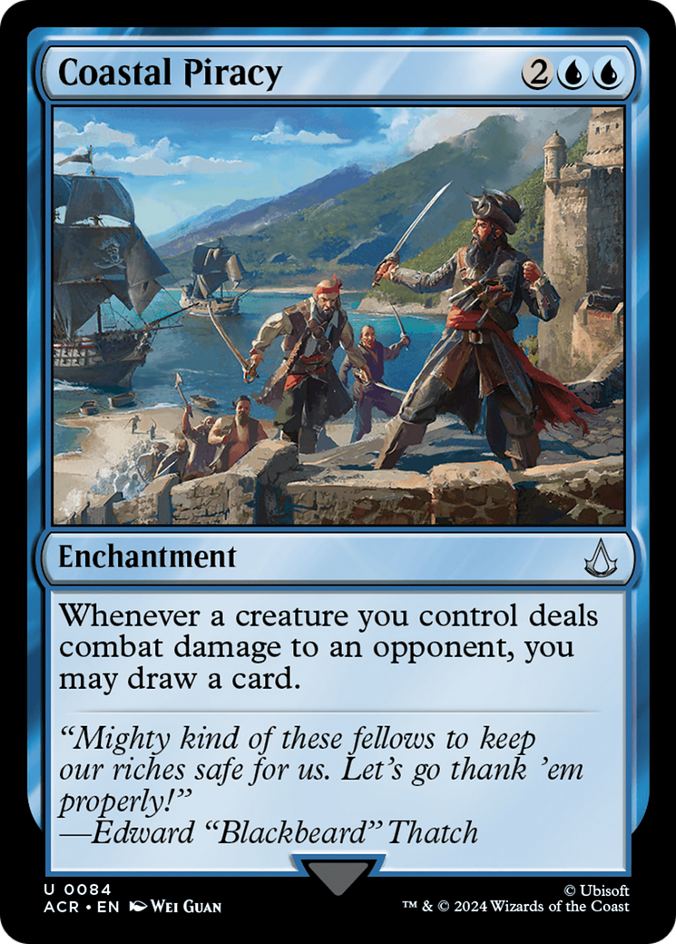 Coastal Piracy (ACR-084) [Assassin's Creed] Foil MTG Single Wizards of the Coast