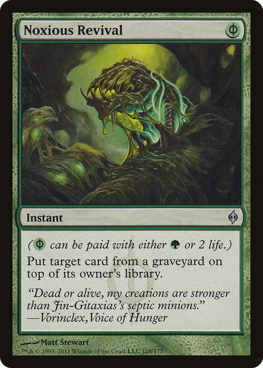 Noxious Revival (NPH-118) [New Phyrexia] Foil MTG Single Wizards of the Coast