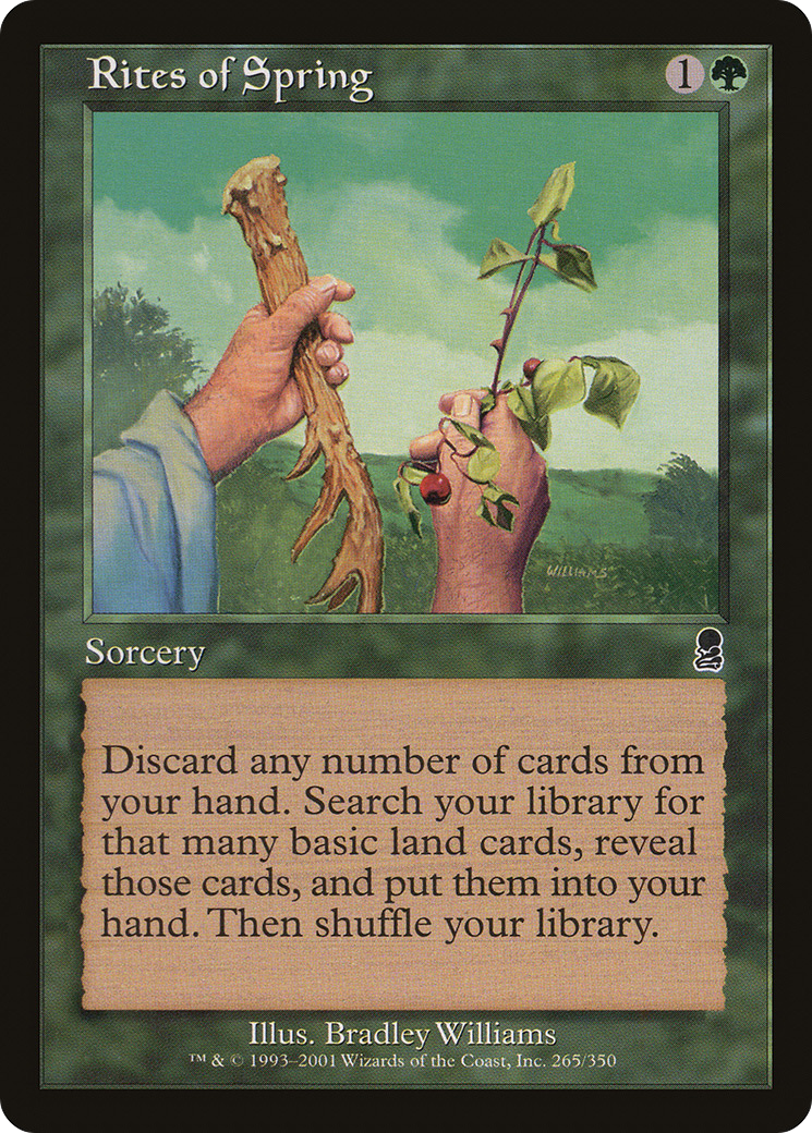 Rites of Spring (ODY-265) [Odyssey] Foil MTG Single Wizards of the Coast