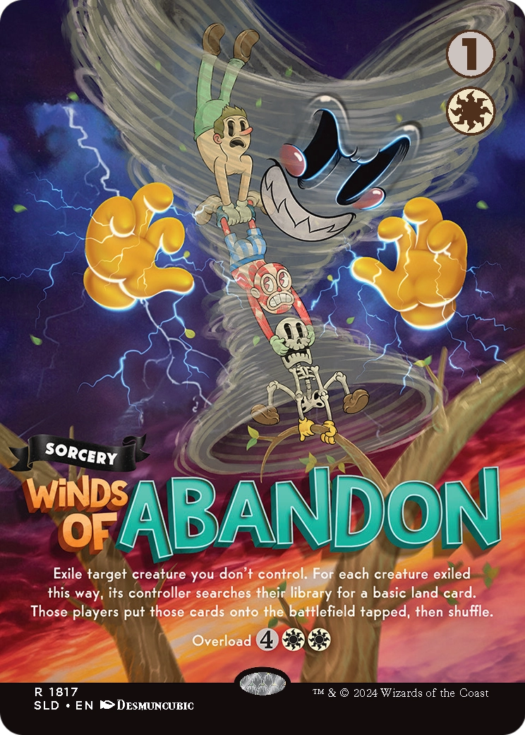 Winds of Abandon (SLD-1817) [Secret Lair] Drop (Borderless) MTG Single Wizards of the Coast