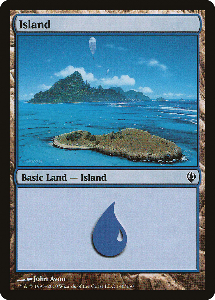 Island (ARC-140) [Misc] Archenemy MTG Single Wizards of the Coast