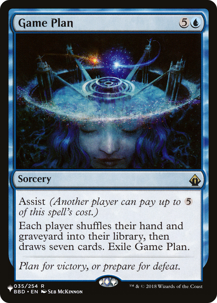 Game Plan (LIST-035/254) [Mystery Booster] The List MTG Single Wizards of the Coast
