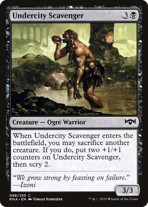 Undercity Scavenger (RNA-088) [Ravnica Allegiance] MTG Single Wizards of the Coast