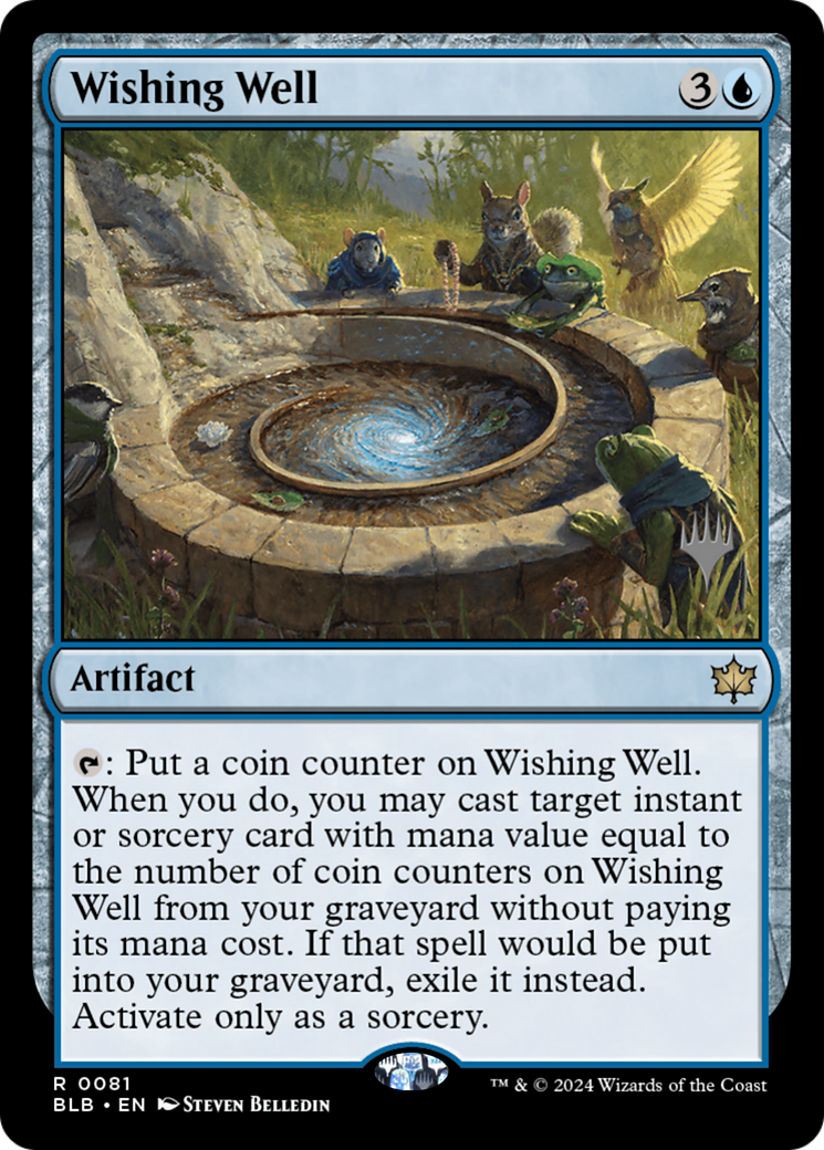 Wishing Well (PPBLB-081) [Bloomburrow Promos] MTG Single Wizards of the Coast