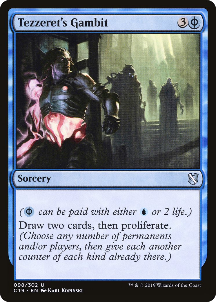 Tezzeret's Gambit (C19-098) [Commander 2019] MTG Single Wizards of the Coast