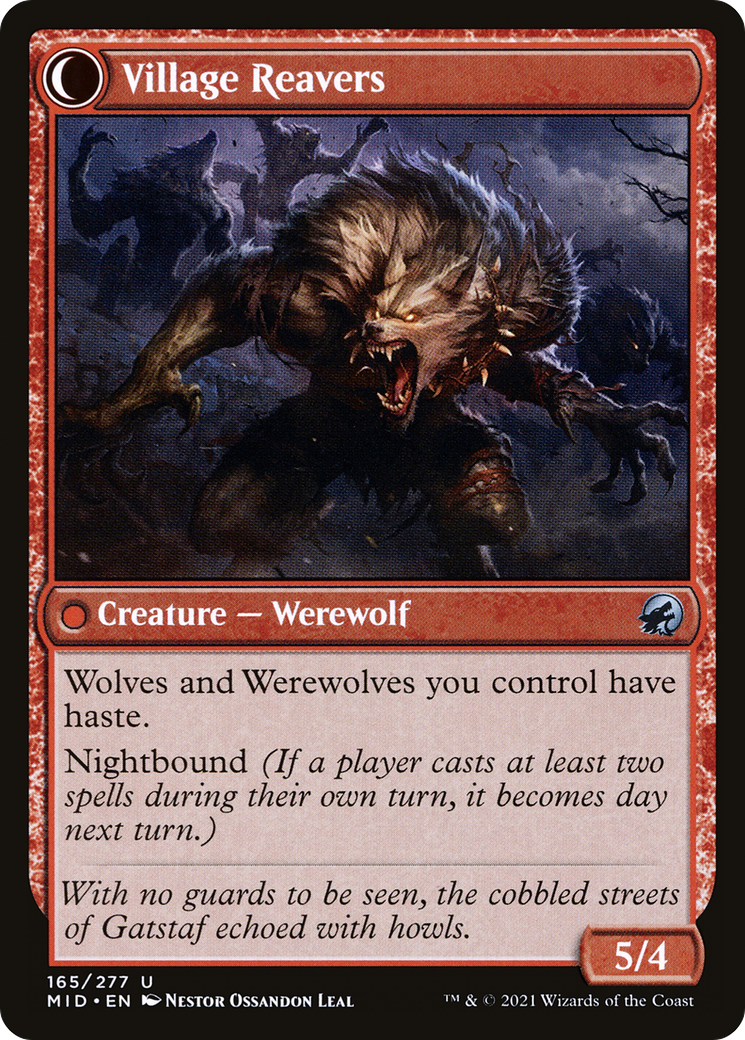 Village Watch (MID-165) [Innistrad: Midnight Hunt] Foil MTG Single Wizards of the Coast