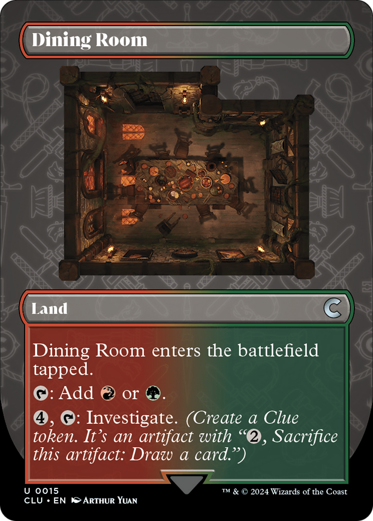 Dining Room (CLU-015) [Ravnica: Clue Edition] (Borderless) MTG Single Wizards of the Coast