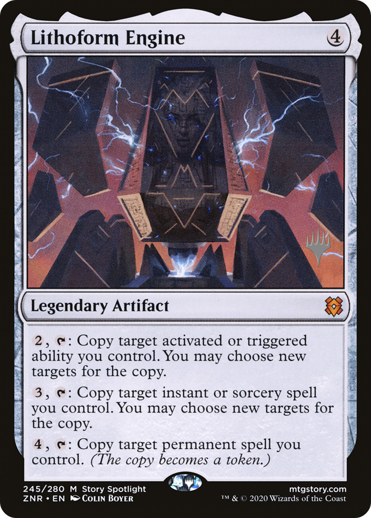 Lithoform Engine (PPZNR-245) [Zendikar Rising Promos] Foil MTG Single Wizards of the Coast