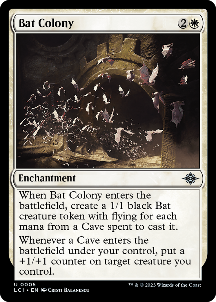 Bat Colony (LCI-005) [The Lost Caverns of Ixalan] Foil MTG Single Wizards of the Coast