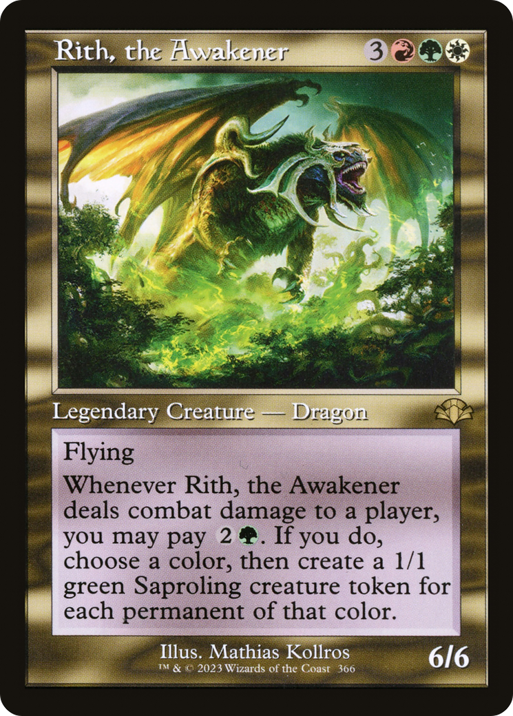 Rith, the Awakener (DMR-366) [Dominaria Remastered] MTG Single Wizards of the Coast