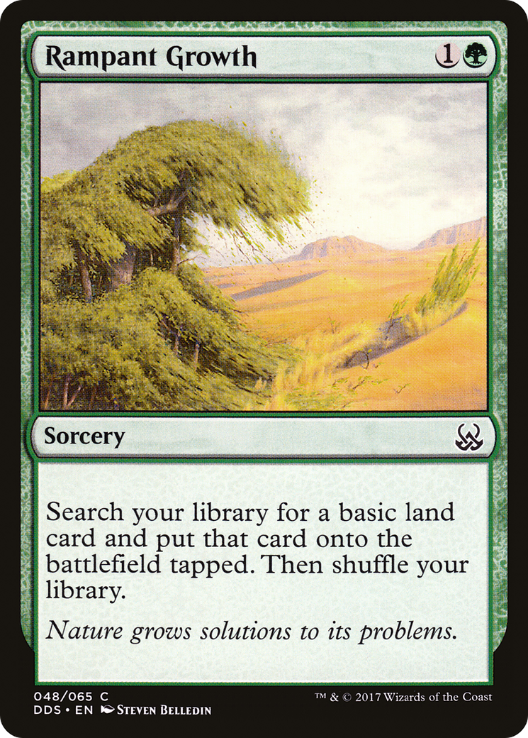 Rampant Growth (DDS-048) [Misc] Duel Decks: Mind vs. Might MTG Single Wizards of the Coast
