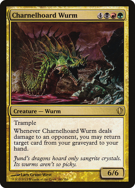 Charnelhoard Wurm (C13-180) [Commander 2013] MTG Single Wizards of the Coast