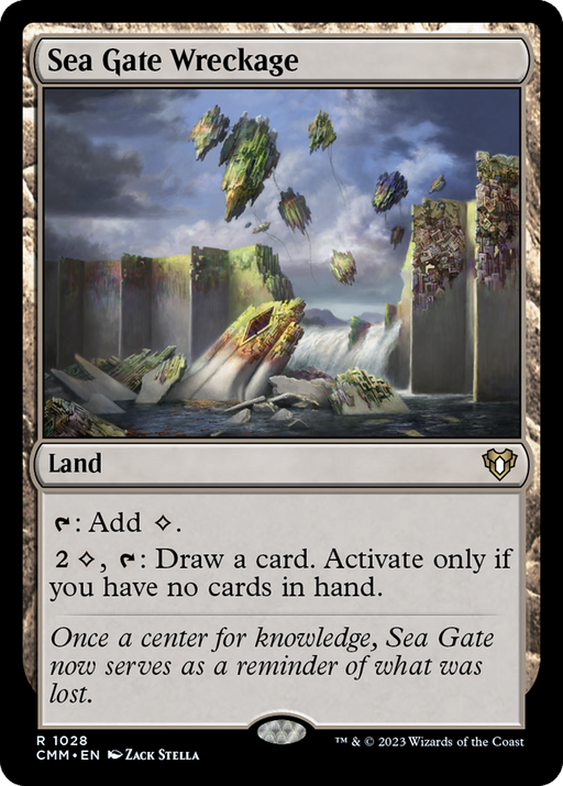 Sea Gate Wreckage (CMM-1028) [Commander Masters] MTG Single Wizards of the Coast