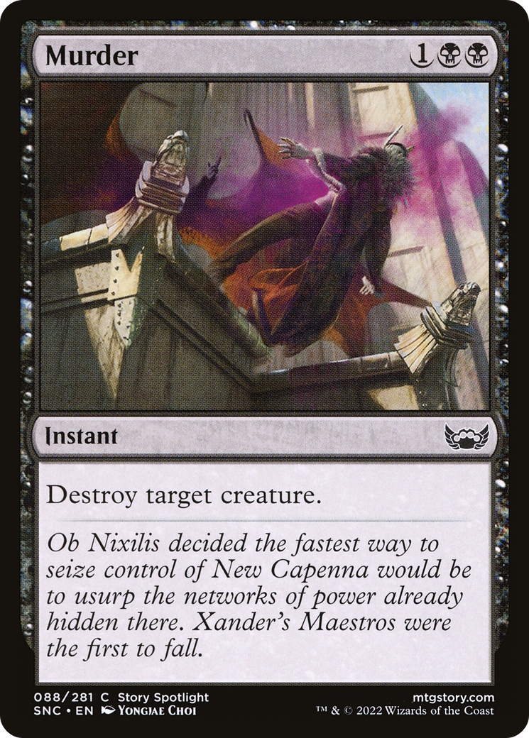 Murder (SNC-088) [Streets of New Capenna] MTG Single Wizards of the Coast