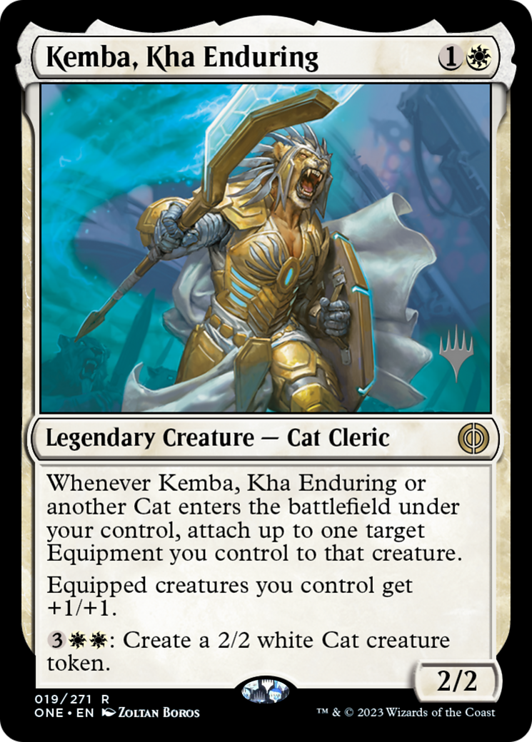 Kemba, Kha Enduring (PPONE-19P) [Phyrexia: All Will Be One Promos] Foil MTG Single Wizards of the Coast