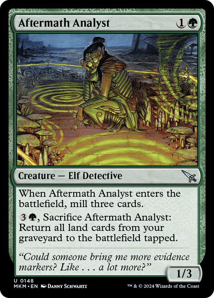 Aftermath Analyst (MKM-148) [Murders at Karlov Manor] MTG Single Wizards of the Coast