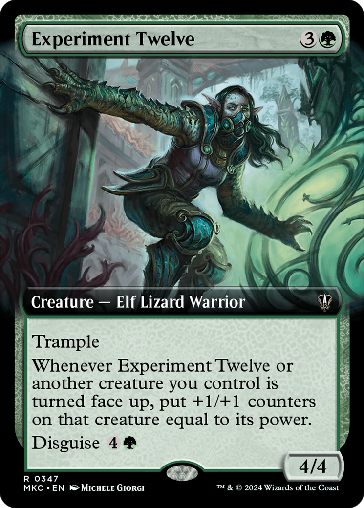Experiment Twelve (MKC-347) [Murders at Karlov Manor Commander] (Extended Art) MTG Single Wizards of the Coast