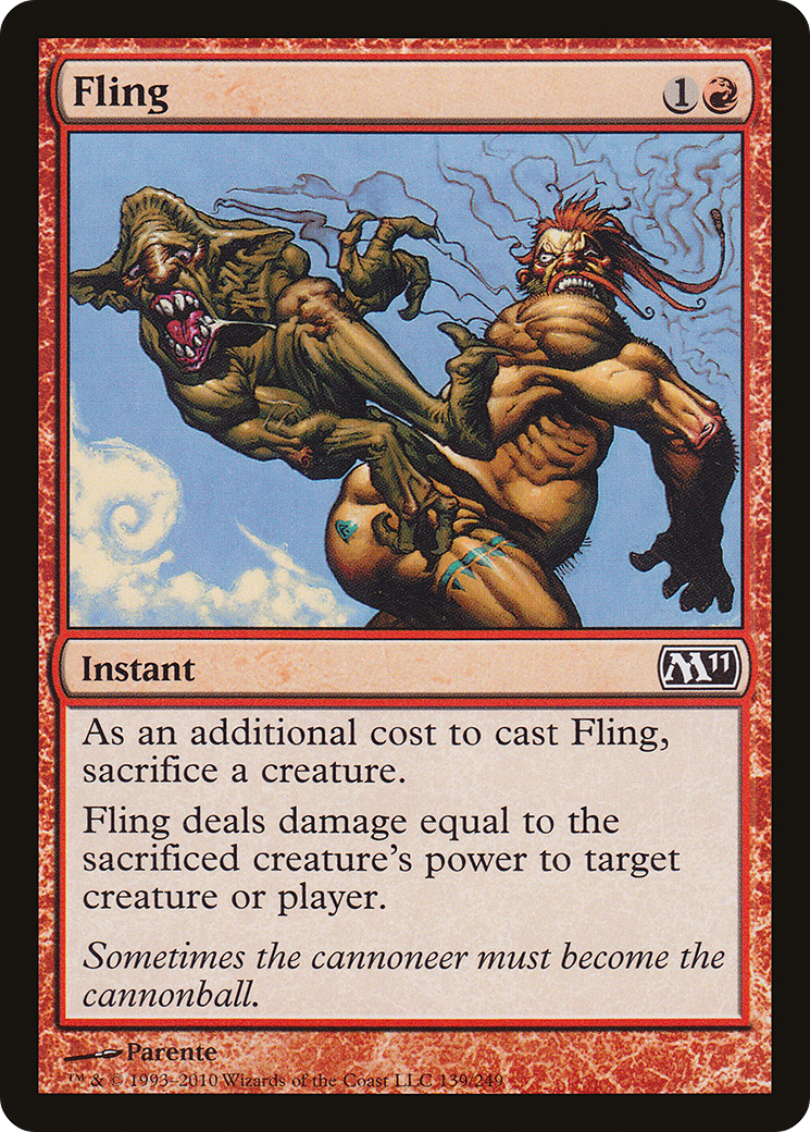 Fling (M11-139) [Magic 2011] MTG Single Wizards of the Coast